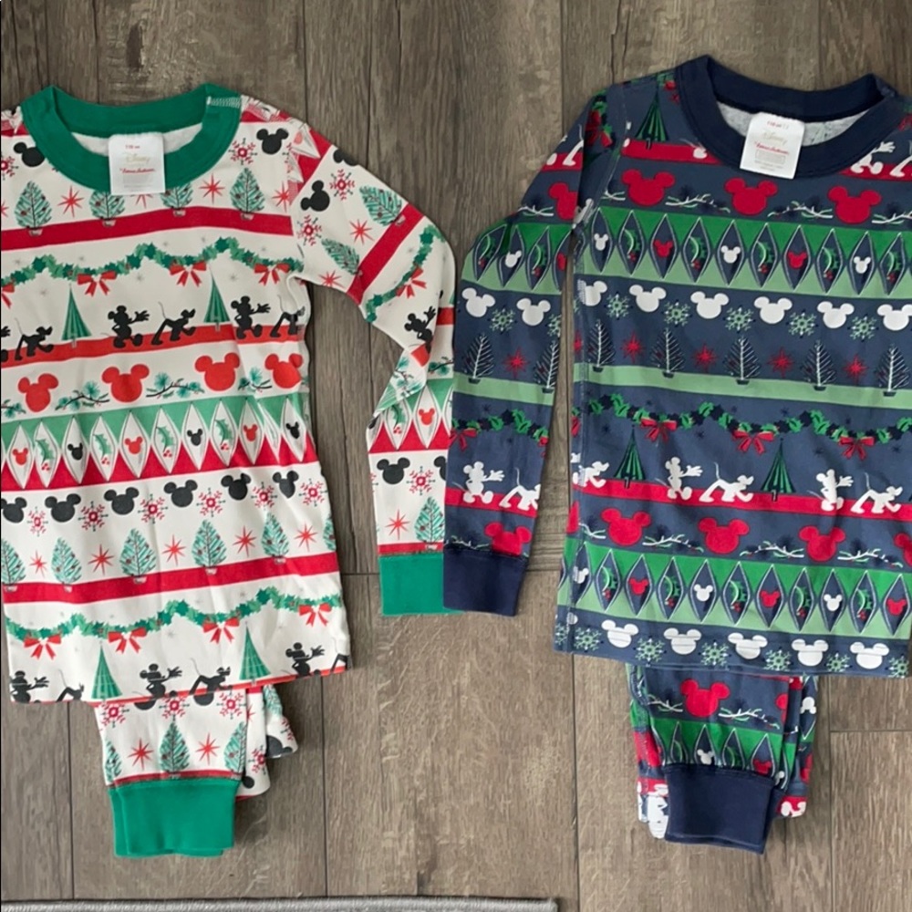 Lot of 2 pairs of Disney pajamas